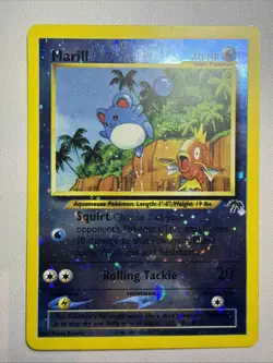 Marill 11/18 Southern Islands 2001 Holo Rare Pokemon Card TCG - Image 1
