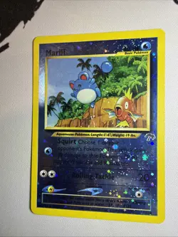 Marill 11/18 Southern Islands 2001 Holo Rare Pokemon Card TCG - Image 2