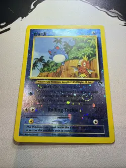 Marill 11/18 Southern Islands 2001 Holo Rare Pokemon Card TCG - Image 3
