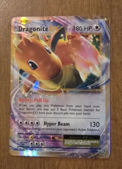 Dragonite EX 72/108 Half Art Ultra Rare XY: Evolutions Pokemon Card - Image 1