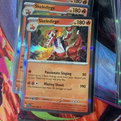 Pokemon TCG 47 Card Skeledirge Houndstone Holo Lot Nm Sleeved Collection Z4 - Image 3