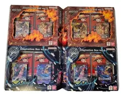 Lot Of 4 X One Piece Card Game Illustration Box Vol. 5 And 6 Sealed 2 each NEW - Image 1