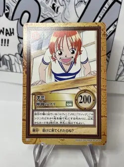 2000 Nami #C76 One Piece Carddass Hyper Battle Card Grand Box Bandai Japanese LP - Image 1