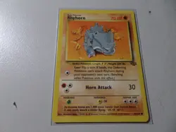 Pokemon Card - 1999 “Rhyhorn” Jungle Set - 61/64 - Regular - Image 1