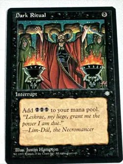 Dark Ritual - LP #120 Ice Age Magic the Gathering MTG - Image 1