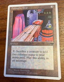 Magic the Gathering MTG Ashnod's Altar Artifact Chronicles Common EX - Image 1