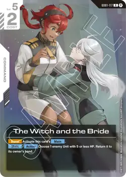 The Witch and the Bride Foil - GD01-117 Beta NM - Gundam TCG - Image 1