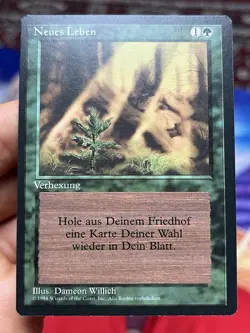 German FBB • Regrowth • Pack Fresh • Mtg (1764) - Image 1
