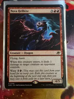 MTG Nova Hellkite (Edge of Eternities) Rare Magic The Gathering - Image 1