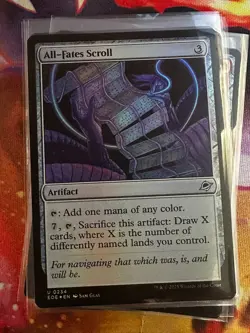 MTG - Edge of Eternities - All-Fates Scroll - Foil - 0234 - NM - Image 1