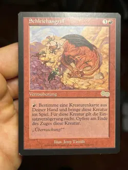 GERMAN FBB Sneak Attack • Urza's Saga • Mtg (1656) - Image 1