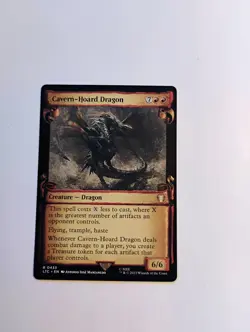 Cavern Hoard Dragon MTG Showcase Scroll Regular - Image 1