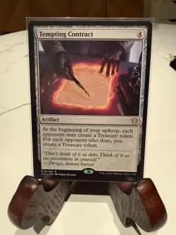 Tempting Contract | Commander 2021 | Artifact | NM | MTG Commander - Image 1