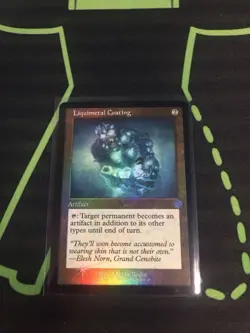 MTG Magic The Gathering Liquimetal Coating Foil BRR Retro Artifact - Image 1