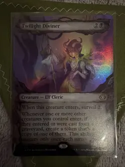 Foil Twilight Diviner (Showcase) Lorwyn Eclipsed Magic: The Gathering MTG NM - Image 1