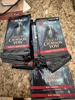 Magic the Gathering: Innistrad: Crimson Vow - Draft Booster Pack Sealed - Image 1