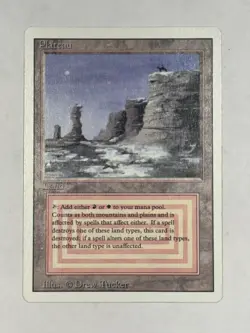 PLATEAU - 1994 Magic: The Gathering - Revised(3rd) Dual Land Reserved List - Image 1
