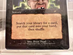 Magic The Gathering Diabolic Tutor Brain Dead Secret Lair Promo - Image 3