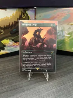Life Finds a Way R Borderless Regular #5 | REX Jurassic World Collection | MTG - Image 1