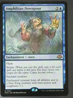 MTG Amphibian Downpour Normal NM MH3 R 51 - Image 1