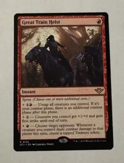 MTG Great Train Heist - Outlaws of Thunder Junction NM - Image 1