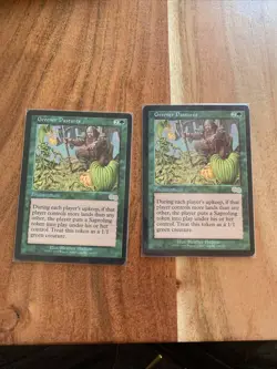 x1 MTG Greener Pastures LP Urza's Saga - Magic The Gathering LP MTG - Image 1