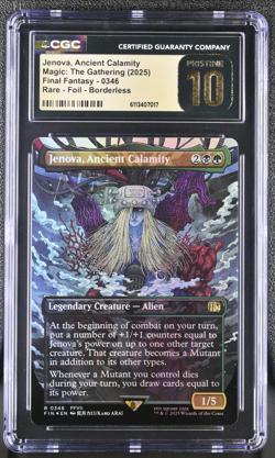 MTG Jenova, Ancient Calamity Foil - Final Fantasy VII - Pop 6 - Pristine 10 💎 - Image 1