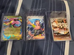 Lot Of 3 Pokemon Tcg Cards Full Art Illustration Rare Mega Ex - Image 1