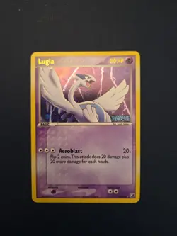 Pokemon Lugia EX Card Unseen Forces 29/115 Reverse Holo Rare, 2005 - Image 1