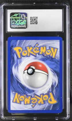 CGC 9 MINT German Hitmonlee 2000 Fossil 7/62 Holo SWIRL Pokemon Card - Image 2