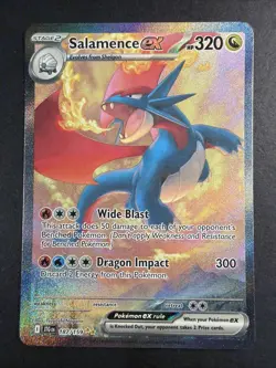 Pokemon TCG Salamence EX 187/159 Special Illustration Rare Journey Together Holo - Image 1