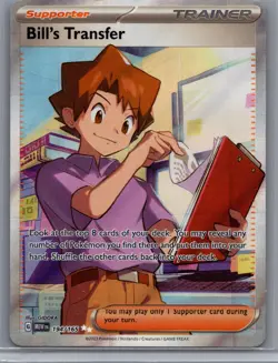 Pokemon Card Bill's Transfer 194/165 Scarlet & Violet 151 Holo Ultra Rare - Image 1