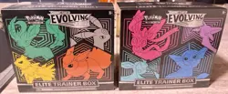 Pokemon TCG SEALED Evolving Skies Elite Trainer Boxes [Set Of 2 - Both Arts] - Image 1