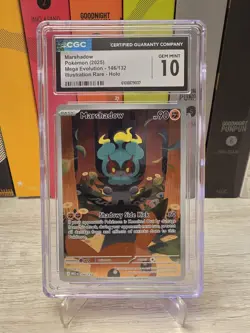 Pokemon Marshadow Mega Evolution 2025 146/132 Illustration Rare Holo CGC 10 - Image 1