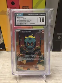 Pokemon Marshadow Mega Evolution 2025 146/132 Illustration Rare Holo CGC 10 - Image 3