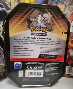 Pokemon Triple Whammy Slaking sealed tin - Image 2