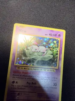 Mew 53/108 HEAVY HOLO BLEED LP Pokemon XY Evolutions Misprint Error - Image 5