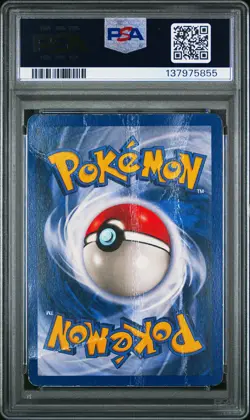 1999 POKEMON BASE SET UNLIMITED #1 ALAKAZAM-HOLO PSA 1 - Image 2