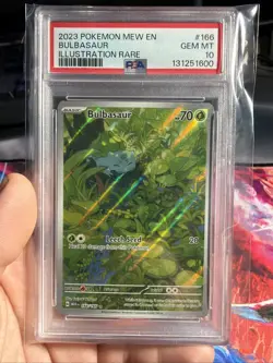 Bulbasaur PSA Gem Mint 10 From Scarlet and Violet 151 166/165 Pokemon TCG - Image 1