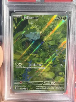 Bulbasaur PSA Gem Mint 10 From Scarlet and Violet 151 166/165 Pokemon TCG - Image 2