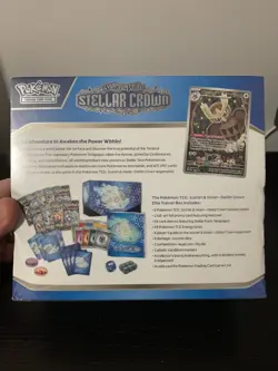 Pokemon Scarlet & Violet Stellar Crown ETB Elite Trainer Box New Sealed - Image 4