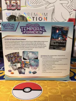 Pokemon TCG Scarlet And Violet Temporal Forces ETB Sealed Walking Wake - Image 2
