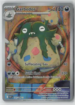 Pokemon Garbodor Holo #141/086 SV: White Flare Near Mint or Better - Image 1