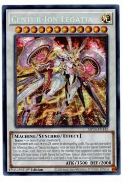 Yu-Gi-Oh! Centur-Ion Legatia MP24-EN145 Prismatic Secret Rare - Image 1