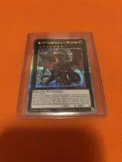 * DISASTER, DRAGON RULER OF ALL APOCALYPSES * QUARTER CENTURY ALIN-EN049 YUGIOH - Image 1