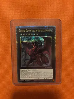 * DISASTER, DRAGON RULER OF ALL APOCALYPSES * QUARTER CENTURY ALIN-EN049 YUGIOH - Image 2