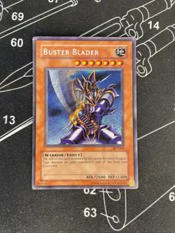 Yu-Gi-Oh! TCG Buster Blader BPT-008 2003 Secret Rare Light Play Condition - Image 1