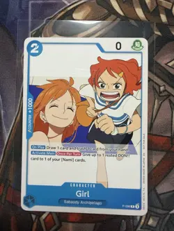 Bandai One Piece Card Game Girl Sabaody Archipelago Promo Character Card P-096 - Image 1