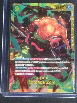 One Piece Roronoa Zoro OP06-118 SEC Straw Hat Crew - Image 1