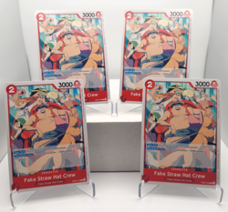 Fake Straw Hat Crew Playset - EB02-005 x4 - Anime 25th Collection - One Piece - Image 1